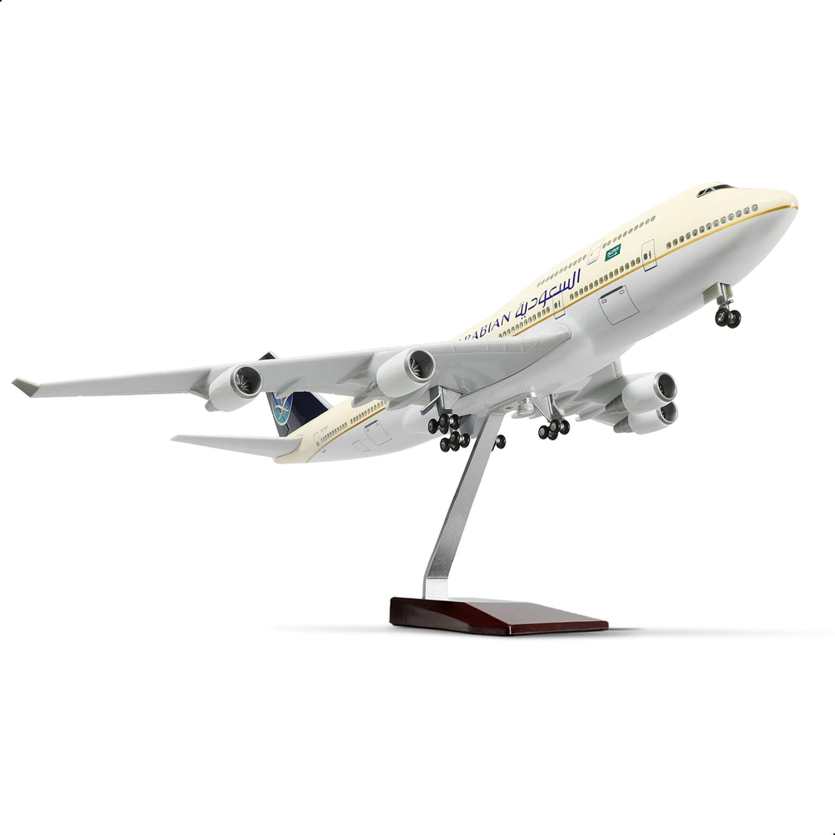 1/160 Saudi Arabian Boeing 747-400 Large Scale Model Airplane Enthusiasts Aircraft