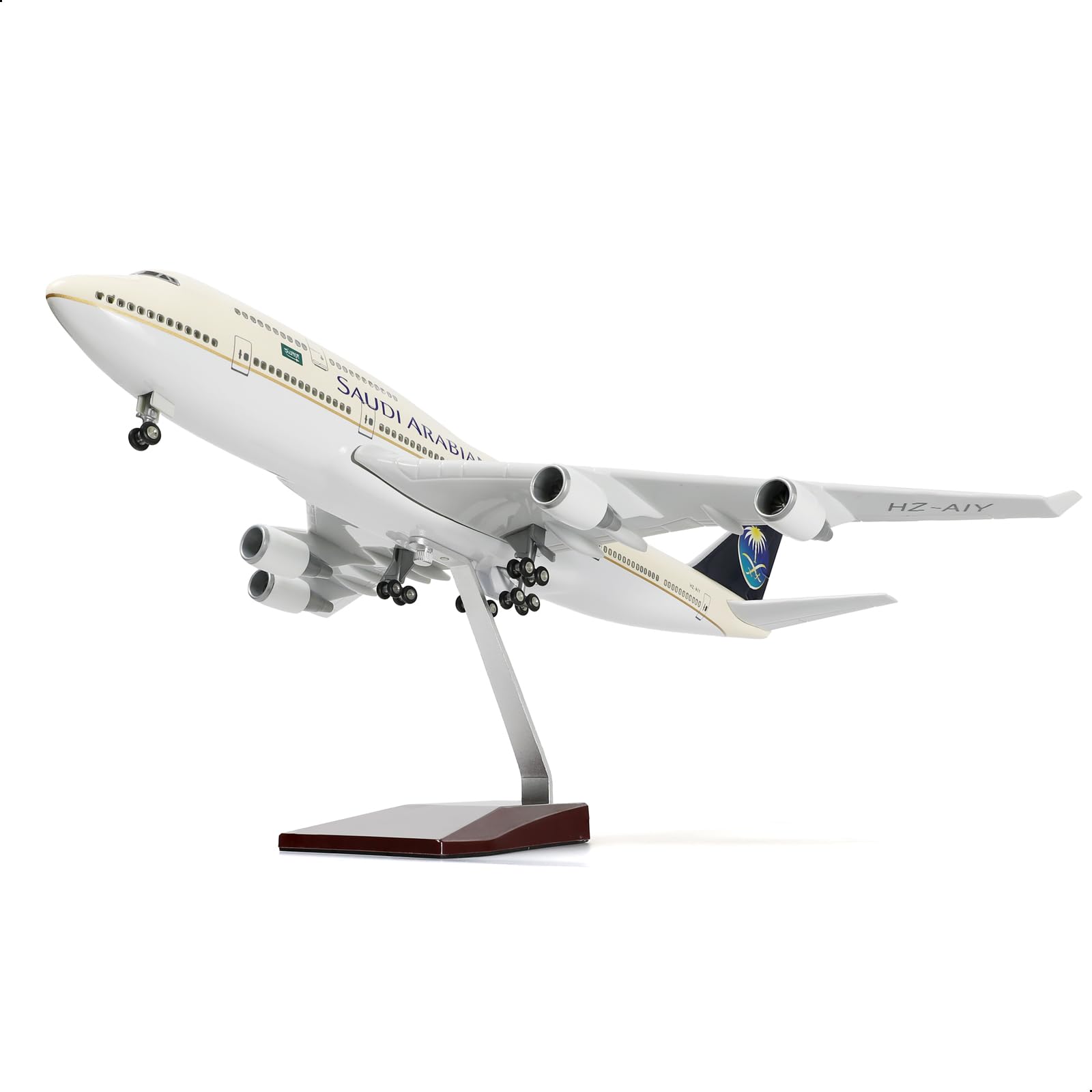 1/160 Saudi Arabian Boeing 747-400 Large Scale Model Airplane Enthusiasts Aircraft