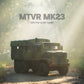 NUOTIE Scale 1：64 MTVR MK23 Medium Tactical Vehicle Die-casting Model Military truck model,Camouflage paint scheme