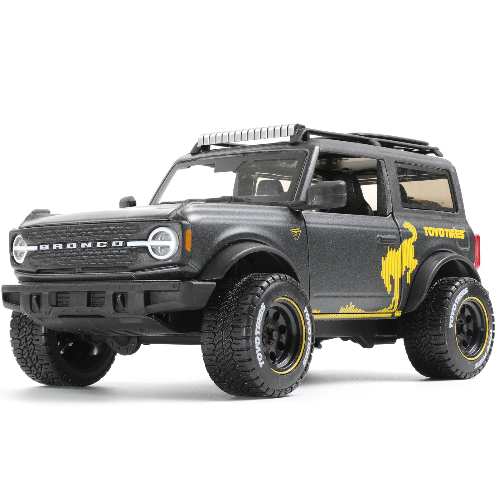 1:24 Die-cast 2021 Ford Bronco Badlands Scale Model Building Kit, MAISTO