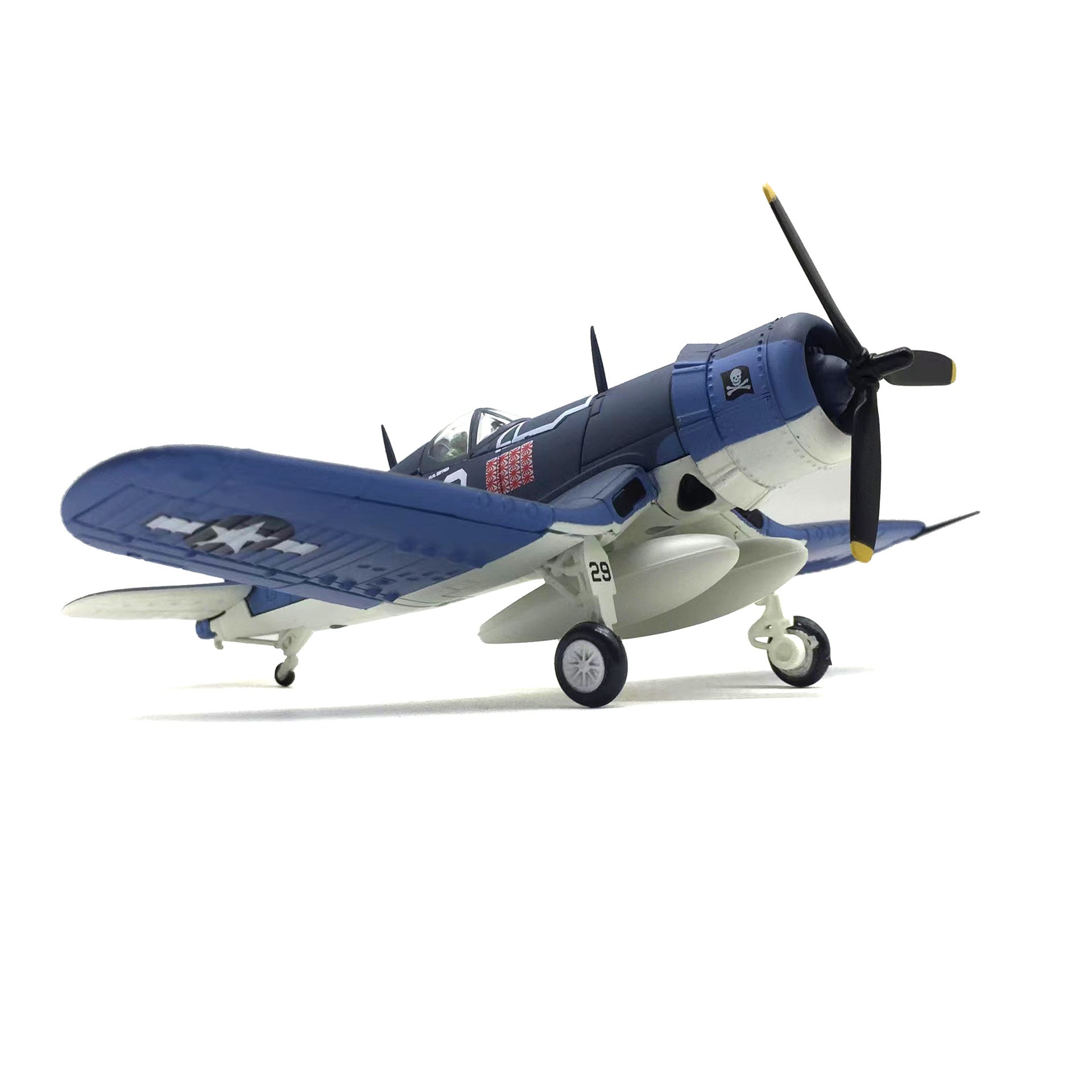 1/72 Vought F4U Corsair Diecast Metal Model - WWII US Navy Fighter Aircraft with Stand by NUOTIE