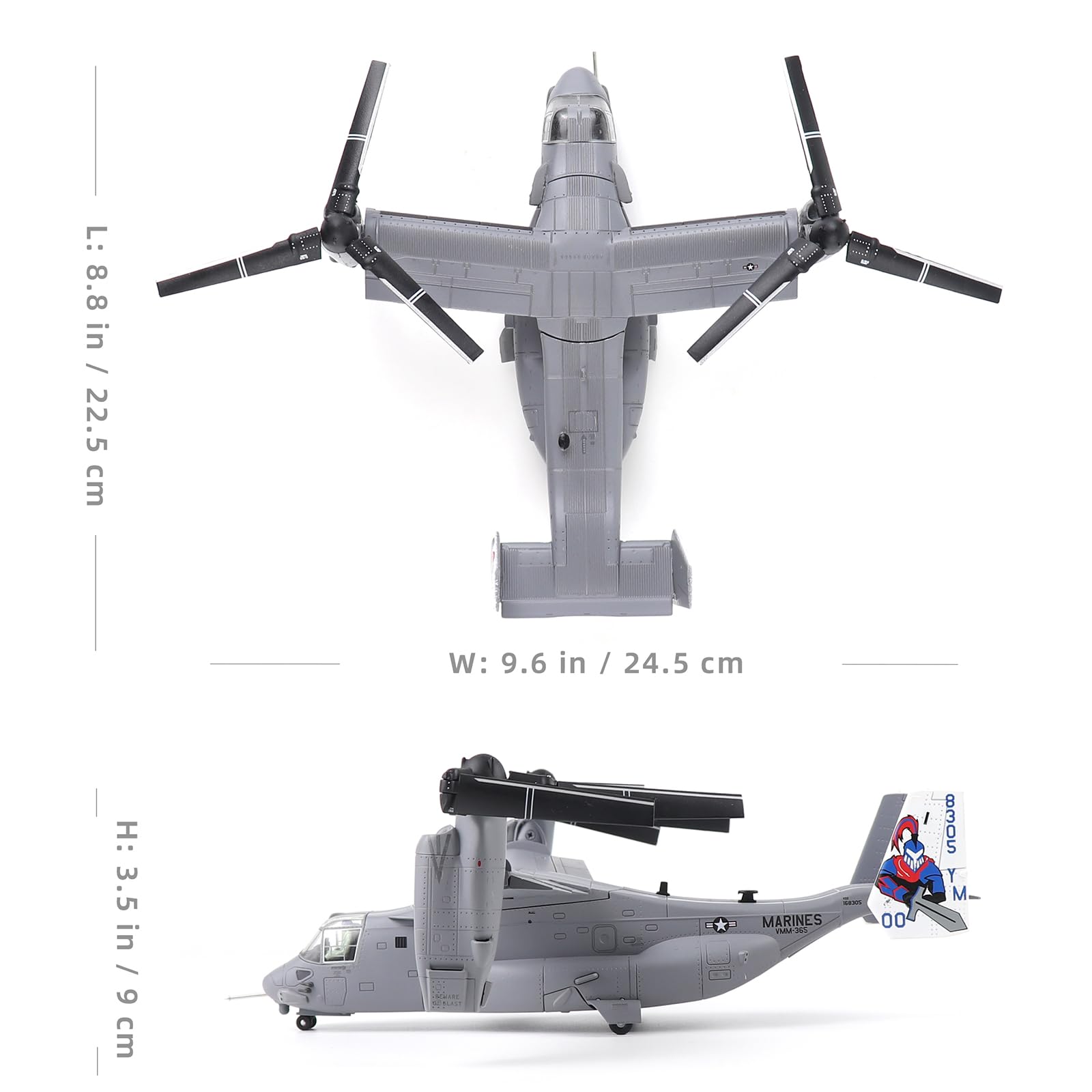 V-22 Osprey 1/72 Scale Model Aircraft Kits, Military-Themed