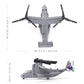 V-22 Osprey 1/72 Scale Model Aircraft Kits, Military-Themed Metal Die-cast Model Airplane, Foldable U.S. Navy Model Aircraft Kit