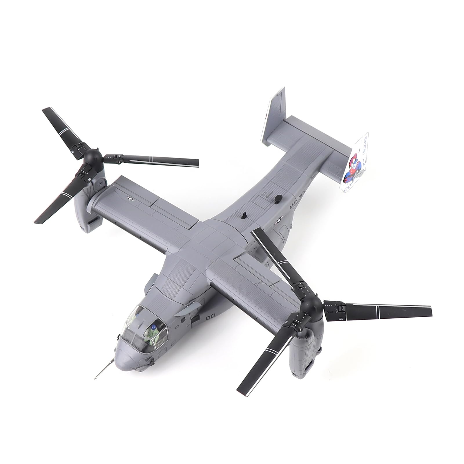 1/72 Scale V-22 Osprey Diecast Metal Model - Foldable US Navy Tiltroto