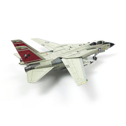 F-14A Tomcat 1/72 Metal Airplane Model Kits with Stand VFA-31 Tomcatters DieCast Alloy Fighter Model Jet Replica Pre-Build Military Aircraft Collection for Display or Gift