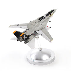 1:100 Diecast Metal F-14A Jolly Rogers Fighter Model - US Navy Tomcat Aircraft