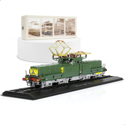 1:87 Scale 1957 Série BB 12087 Train Model Set Alloy Metal Die cast with Plastic Train Model Set Static Finished Train Track Model Collection Gift for Kid Adult Boy (No Assembly Required)