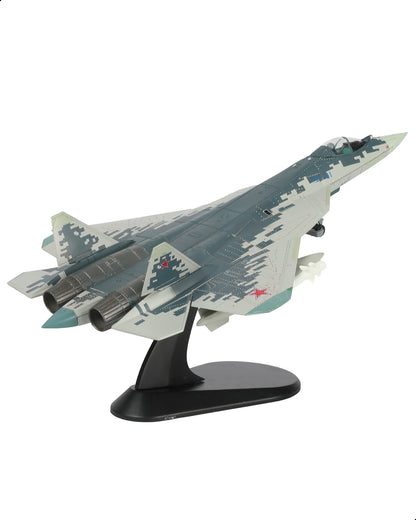 NUOTIE 1:100 Su-57 Felon Fighter Jet Model Diecast Metal Russian Military Aircrft