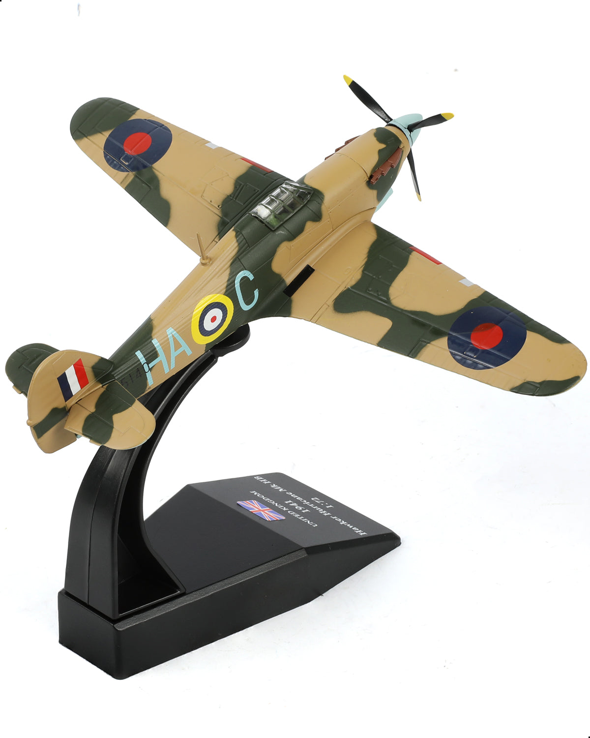 NUOTIE 1/72 Hurricane Mk IIB Fighter Model, Solid Diecast Metal Aircraft