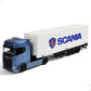 Burage 1:43 Scania Semi Truck Diecast Model with Container Trailer