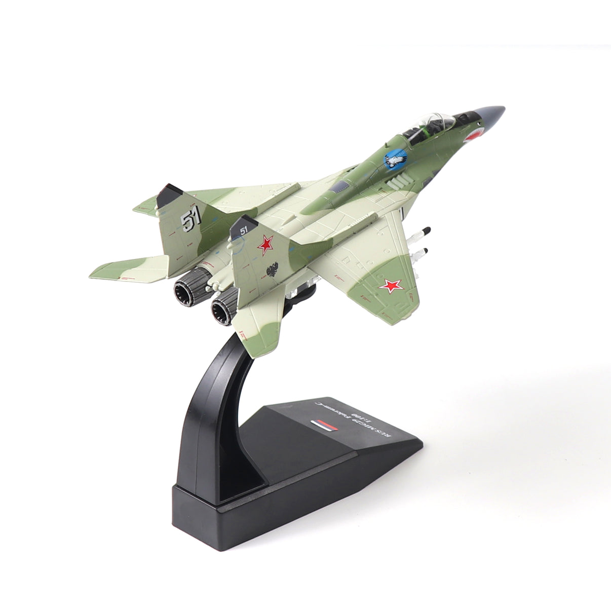 NUOTIE 1/100 MIG-29 Fulcrum Metal Fighter Model Kit Military Simulatio ...