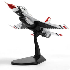 1/72 F-16C Thunderbird Fighter Model Metal DieCast Aircraft Jet Kit