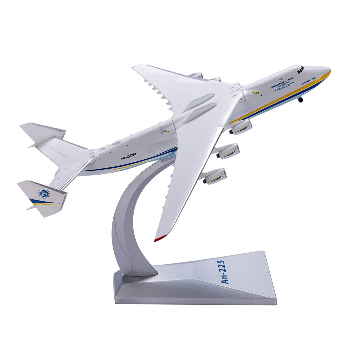 QIYUMOKE Antonov AN-225 Mriya die-cast model aircraft in flight position