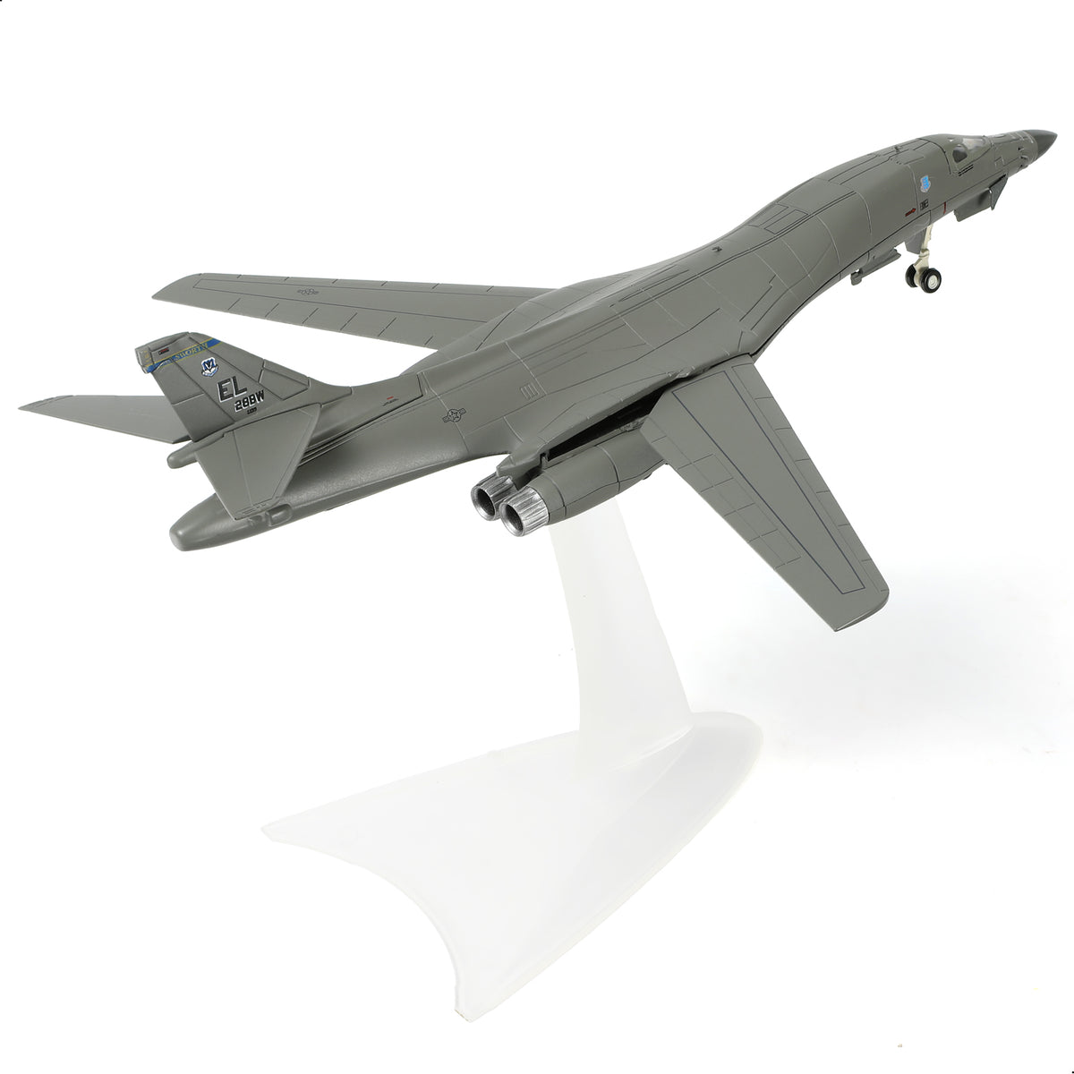 1:200 Diecast Metal B-1B Lancer Strategic Bomber Model - American Air Force Aircraft with Stand