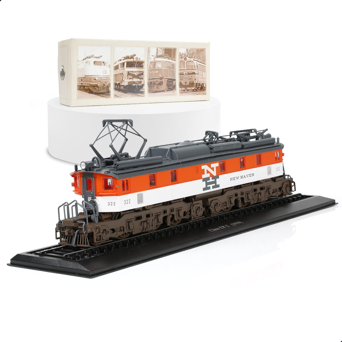 1:87 H0 Scale 1919 Class EP-2 Electric Locomotive Die-cast Finished Model with Track