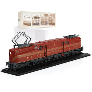 1:87 Scale 1941 Class GG1 4910 Train Model Set Alloy Metal Die cast with Plastic Train Model Set Static Finished Locomotive Train Track Model Collection Gift for Kid Adult Boy