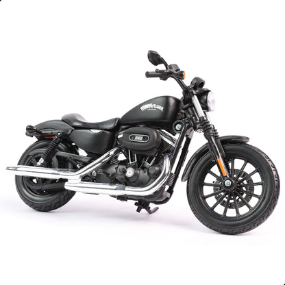 2014 Sportster Iron 883 Motorcycle Toy Compatible for Harley Davidson 1:12 Mini Motorcycle Model diecast Moto for 5-7 inch Doll seat Decoration Moto Toy Gift
