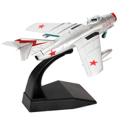 1/72 Scale MiG-15 Fishbed Diecast Metal Model - Soviet Union Fighter Jet with Stand