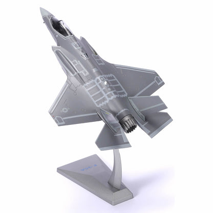 NUOTIE F-35A Lightning Ⅱ 1/72 Metal Fighter Model Kits with Stand EDW 3 Versions ABC DieCast Alloy JSF Model Jet Replica Pre-Build Military Aircraft Collection for Display or Gift (1FW LFI AFB)