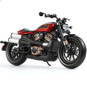 1/12 Maisto Harley-Davidson 2024 Sportster S - Realistic Red & Black Diecast Bike Replica
