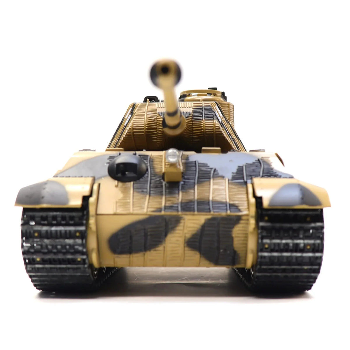 NUOTIE WWII German Tiger II tank model in camouflage pattern, front view