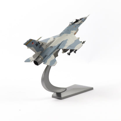 NUOTIE 1/72 Scale F-16C Fighting Falcon Airplane Pre-Build Model Kits Finished Diecast Aircraft Metal Fighter Jet Model Display Collection or Gift (1990 Fulcrum)