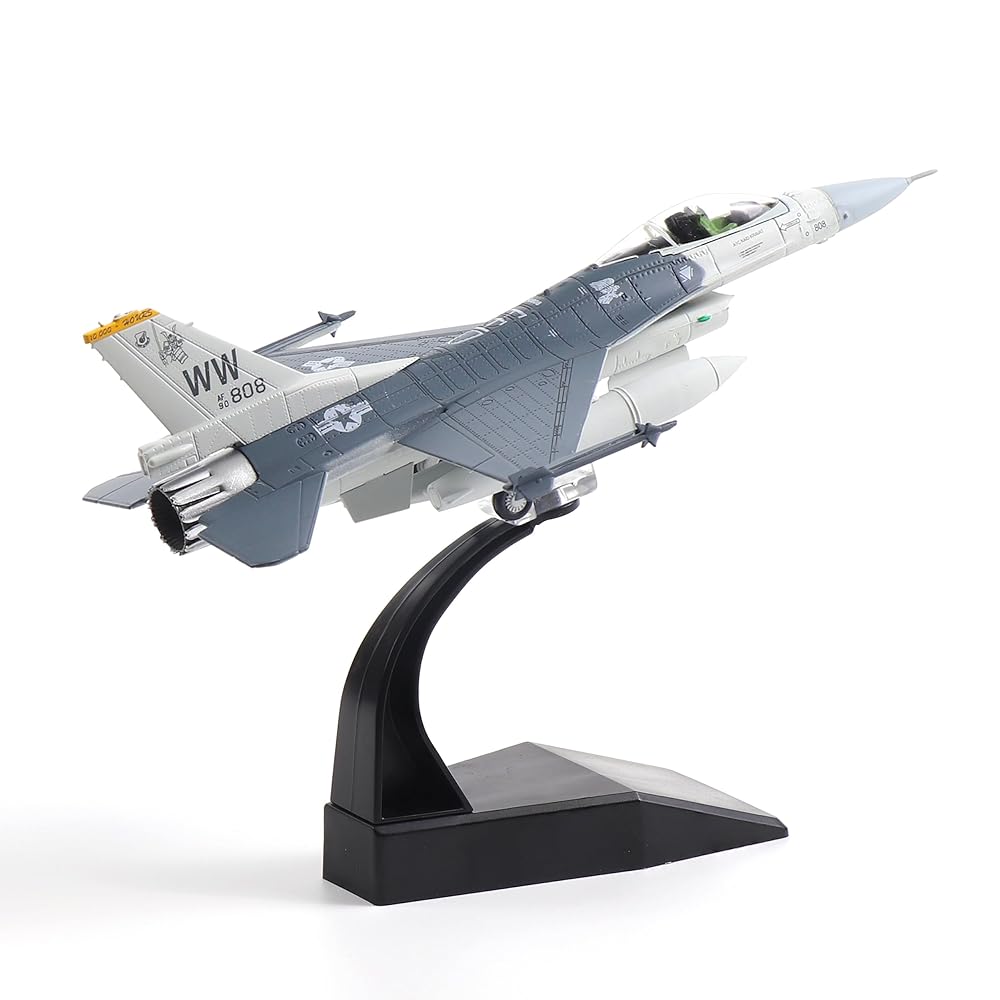 Nuotie 1 100 F-16c Fighting Falcon Fighter Model Metal Diecast Aircraf 