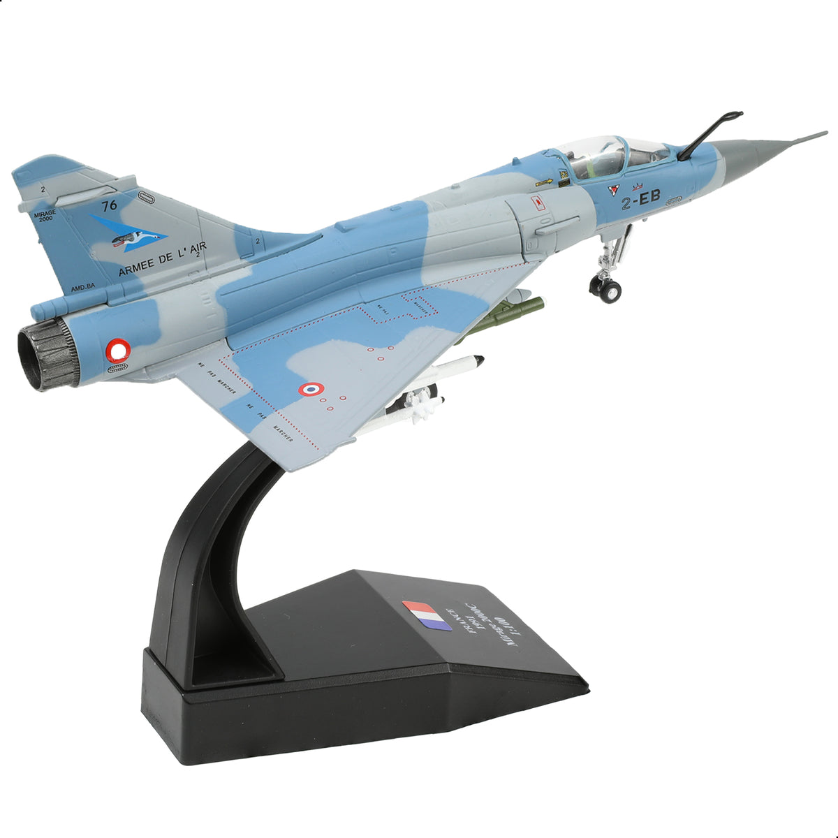 1/100 Mirage 2000C-5F Diecast Metal Model - French AF "3rd Stork Squadron" Fighter (2-EB)