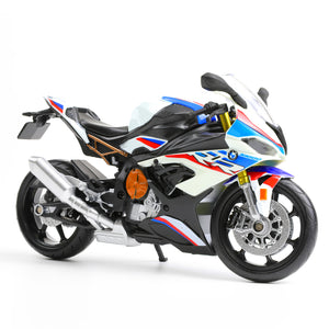 DieCast Motorcycle Model for BMW S1000RR, Realistic Motorcycle Metal Model, 1:12 Scale Kids Moto Toy or Collection,MAKEDA Pre-Built Toys Gift