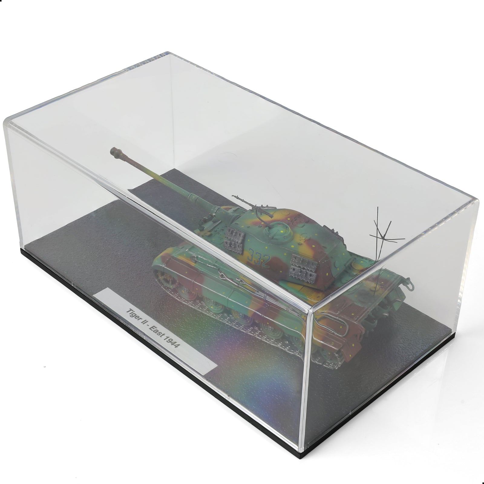 1:72 Die-cast WWII German Tiger II King Tiger Heavy Tank Model, East 1944, Light & Shadow Finish