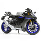 DieCast Motorcycle Model for YAMAHA R1M, Realistic Motorcycle Metal Model, 1:12 Scale Kids Moto Toy or Collection,MAKEDA Pre-Built Toys Gift