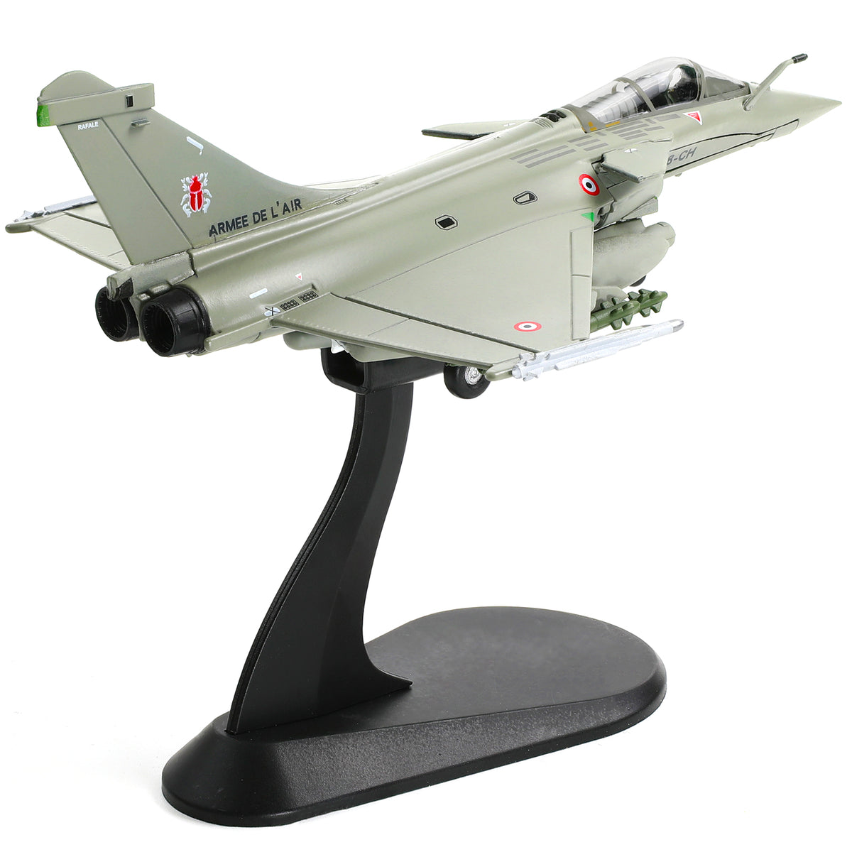 1/100 Scale Dassault Rafale B Diecast Metal Model - French NATO "Tiger Meet" Fighter Jet