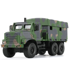 1:64 Diecast USMC MTVR MK23 Medium Tactical Vehicle Military Truck Scale Model,7-Ton Cargo Truck Replica