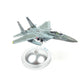 1/100 F-15C Eagle Metal Airplane Model Kits with Stand Gulf Spirit Diecast Alloy Fighter Model Jet Military Aircraft Collection for Adult Display or Gift