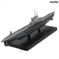 NUOTIE 1/350 U-552-1941 WWII German Kriegsmarine Submarine Battleship Model Roter Teufel U-Boat Model Warld War II Alloy Metal Die-cast Military Model with Display Stand Collection Gift for Adult