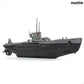 NUOTIE 1/350 U-552-1941 WWII German Kriegsmarine Submarine Battleship Model Roter Teufel U-Boat Model Warld War II Alloy Metal Die-cast Military Model with Display Stand Collection Gift for Adult