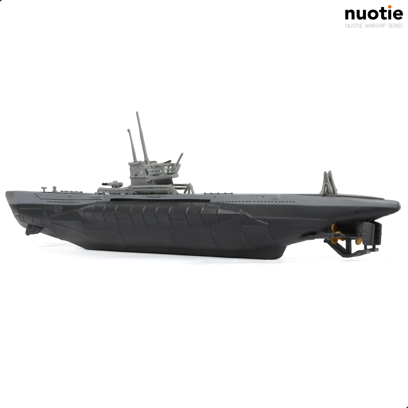 1/350 Die-cast WWII German Kriegsmarine U-552 Submarine Model, Roter Teufel Livery, NUOTIE