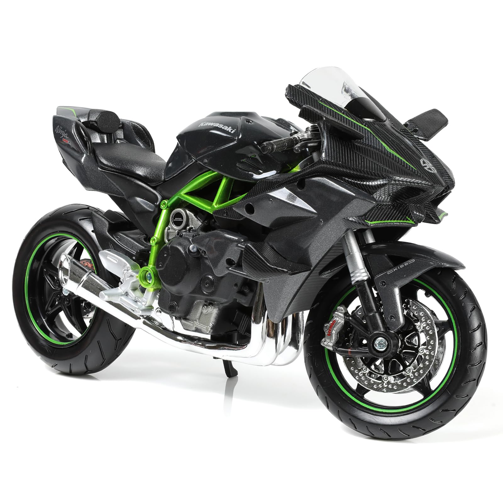 1:12 Die-cast Kawasaki Ninja ZX-6R Sports Bike Scale Model