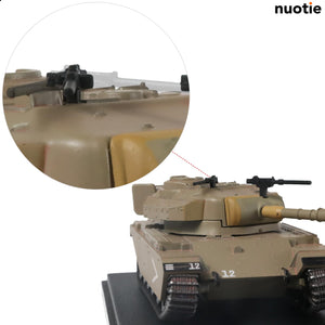 Close-up of the turret and gun of the NUOTIE Centurion FV4007 model highlighting intricate details.