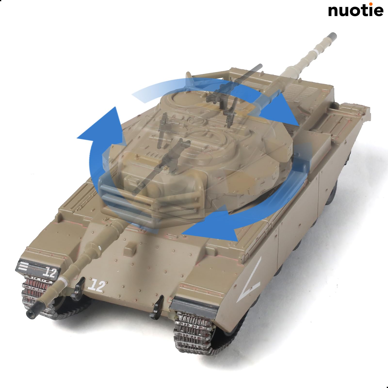 1/72 Die-cast U.K. Centurion FV4007 Military Heavy Tank Scale Model