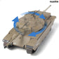 1/72 Scale FV4007 Centurion Military Heavy Tank Model Classic Morden U.K. Diecast Vehicle Tank Model with Transparent Storage Box Gift or Collection for Adults