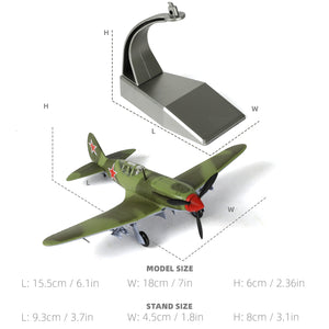 NUOTIE 1/72 Soviet MiG-3 Fighter Diecast Model Aircraft