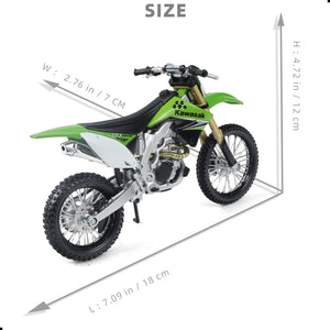 MAISTO 1:12 Scale Dirtbike Toy Motorcycle - Realistic Kawasaki Model