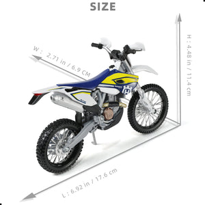 MAISTO 1:12 Dirtbike Motorcycle Model Toy - Realistic Husqvarna FE 501 Replica