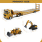 RISOPEN Metal Construction Truck Set for Kids: 3 Diecast Engineering Vehicles with Friction Power