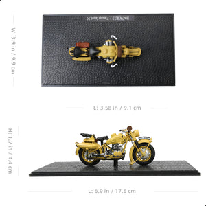 1/24 Die-cast Finished WWII German Military Motorcycle R75 with Panzerfaust 30, BMW