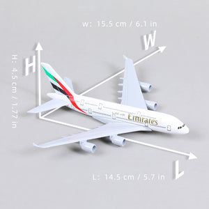 Perfect Gift! 1:400 Scale 380 Emirates High-Fidelity Alloy Airplane Model - Ideal For Aviation Enthusiasts, Business Gifts & Home Decor!