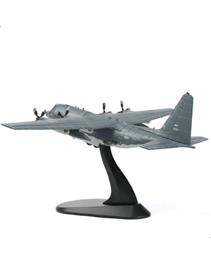NUOTIE 1/72 Scale AC-130U Spooky II grey aircraft model side view on stand