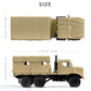 1:64 Diecast USMC MTVR MK23 Medium Tactical Vehicle Military Truck Scale Model, Desert Camouflage,7-Ton Cargo Truck Replica