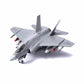 NUOTIE F-35C Lightning 1/72 Metal Fighter Model Kits with Stand VX-23 3 Versions ABC Diecast Alloy Jet Replica Pre-Build Military Aircraft Collection for Display or Gift (USN VX-23 73)